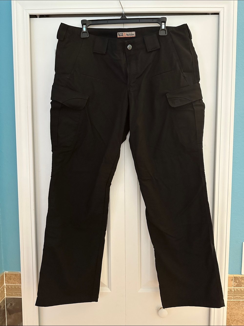 5.11 Tactical Black Cargo Pants with Multiple Pockets